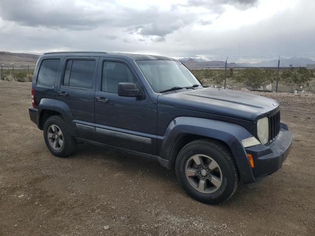 1J8GP28K08W271721 - 2008 JEEP LIBERTY SPORT BLUE photo 4