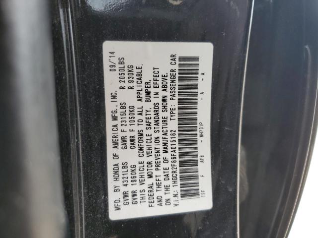 1HGCR2F86FA015182 - 2015 HONDA ACCORD EXL BLACK photo 12