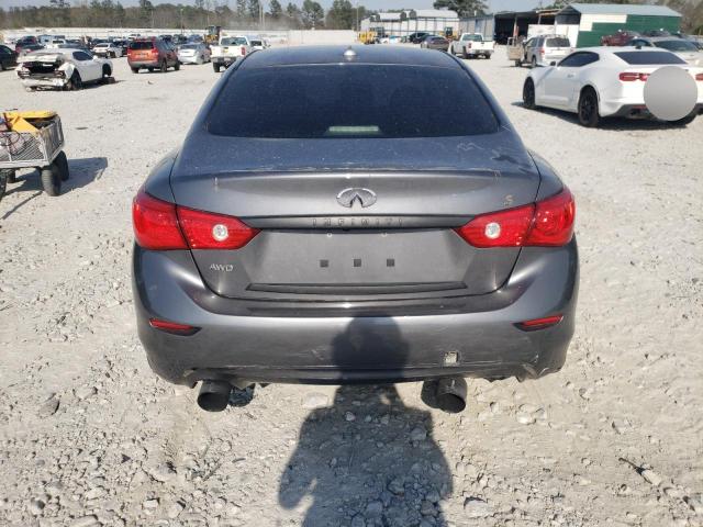 JN1FV7AR9HM870113 - 2017 INFINITI Q50 RED SPORT 400 GRAY photo 6