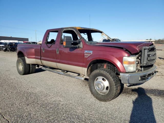 1FTWW33R88EB04271 - 2008 FORD F350 SUPER DUTY BURGUNDY photo 4