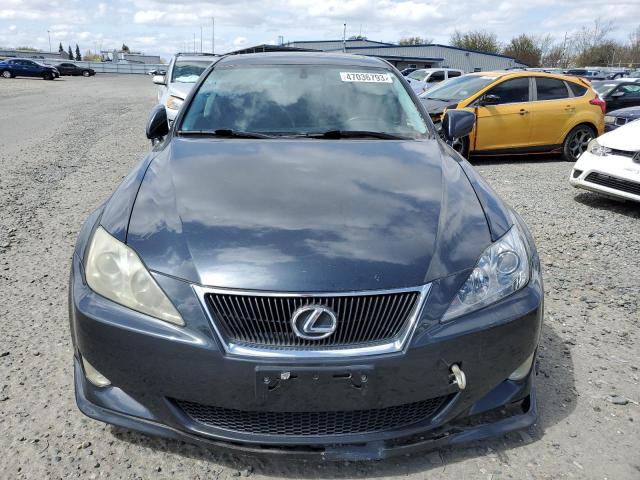 JTHBK262572042281 - 2007 LEXUS IS 250 BLACK photo 5