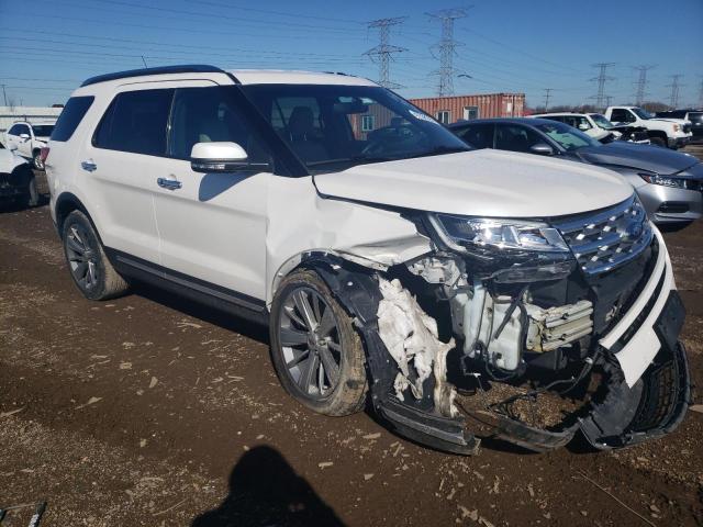 1FM5K7F80JGA85979 - 2018 FORD EXPLORER LIMITED WHITE photo 4