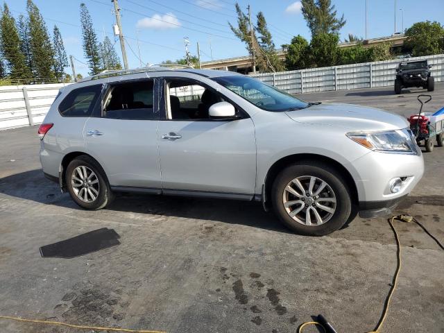 5N1AR2MN0FC706089 - 2015 NISSAN PATHFINDER S 银色 照片 4