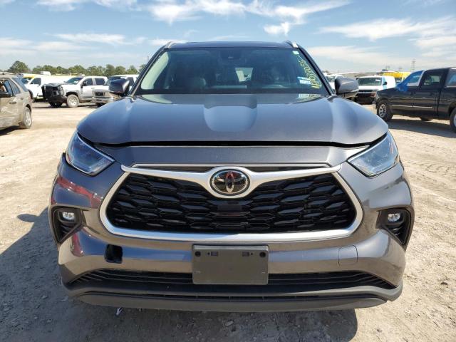 5TDGZRAH2NS097543 - 2022 TOYOTA HIGHLANDER XLE GRAY photo 5