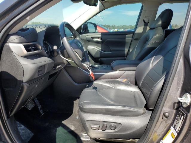 5TDGZRAH2NS097543 - 2022 TOYOTA HIGHLANDER XLE GRAY photo 7