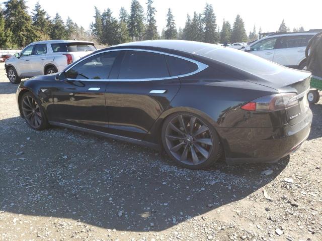 5YJSA1DP1DFP19669 - 2013 TESLA MODEL S BLACK photo 2
