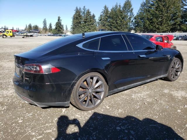 5YJSA1DP1DFP19669 - 2013 TESLA MODEL S BLACK photo 3