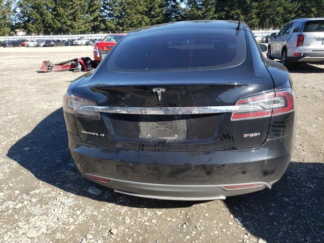 5YJSA1DP1DFP19669 - 2013 TESLA MODEL S BLACK photo 6