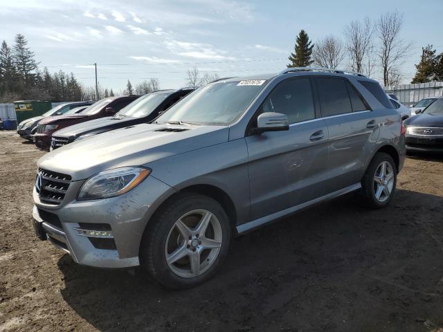 4JGDA5HB5EA393976 - 2014 MERCEDES-BENZ ML 350 4MATIC GRAY photo 1