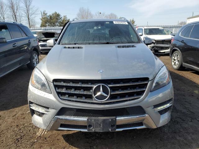 4JGDA5HB5EA393976 - 2014 MERCEDES-BENZ ML 350 4MATIC GRAY photo 5