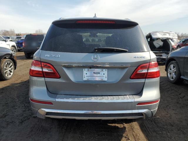 4JGDA5HB5EA393976 - 2014 MERCEDES-BENZ ML 350 4MATIC GRAY photo 6