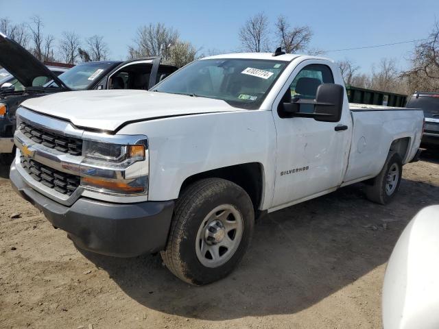 1GCNCNEH7GZ414231 - 2016 CHEVROLET SILVERADO C1500 WHITE photo 1