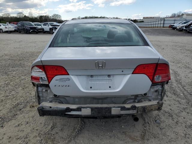 1HGFA16526L035731 - 2006 HONDA CIVIC LX SILVER photo 6