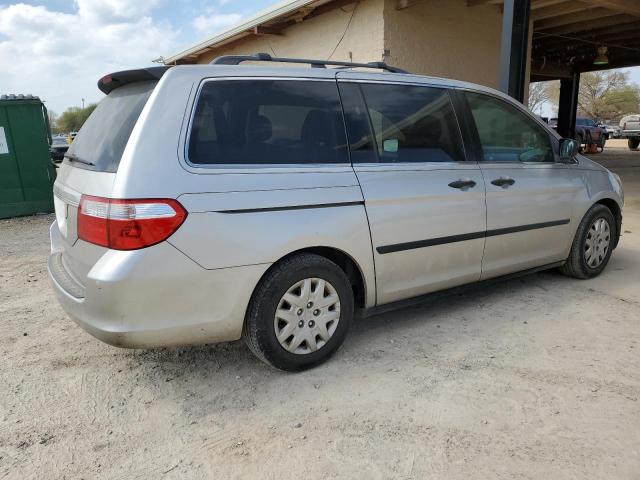 5FNRL38236B106975 - 2006 HONDA ODYSSEY LX SILVER photo 3