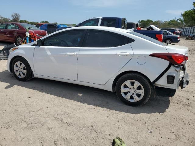 5NPDH4AE2GH758365 - 2016 HYUNDAI ELANTRA SE WHITE photo 2