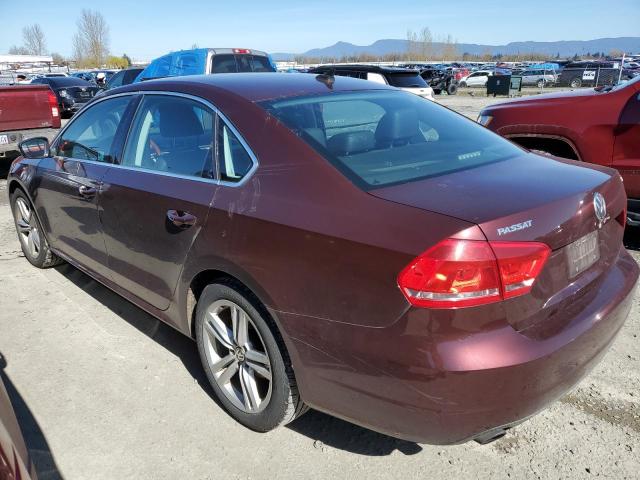 1VWBT7A3XEC028831 - 2014 VOLKSWAGEN PASSAT SE BURGUNDY photo 2