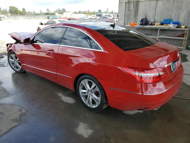 WDDKJ5GB9BF065252 - 2011 MERCEDES-BENZ E 350 RED photo 2