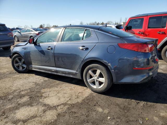 KNAGM4A78F5563408 - 2015 KIA OPTIMA LX BLUE photo 2