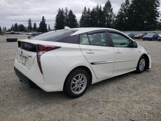 JTDKBRFU4H3034129 - 2017 TOYOTA PRIUS WHITE photo 3