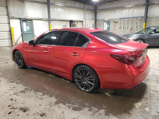 JN1FV7AR5KM801216 - 2019 INFINITI Q50 RED SPORT 400 RED photo 2