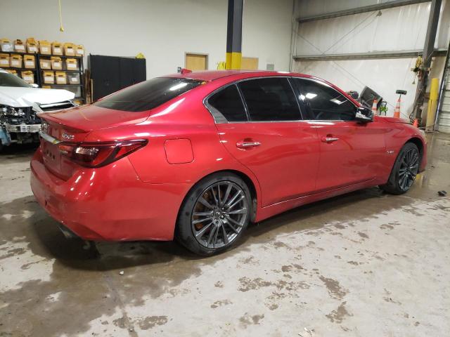 JN1FV7AR5KM801216 - 2019 INFINITI Q50 RED SPORT 400 RED photo 3