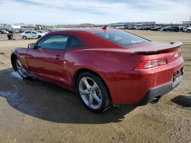 2G1FC1E39F9238866 - 2015 CHEVROLET CAMARO LT RED photo 2