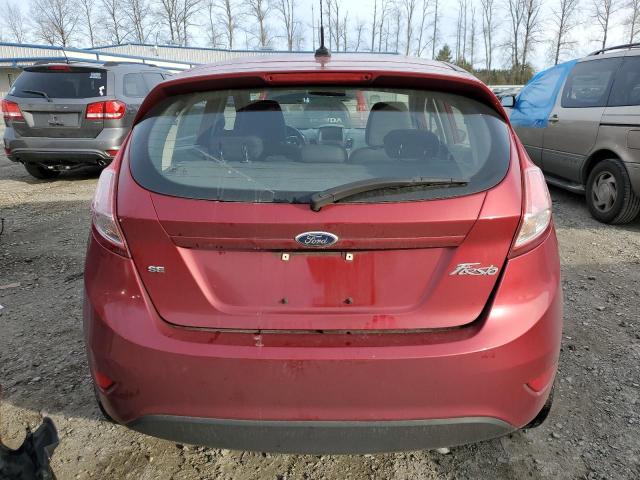 3FADP4EJ6EM136729 - 2014 FORD FIESTA SE RED photo 6