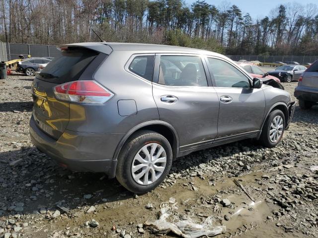 KNMAT2MT5FP501610 - 2015 NISSAN ROGUE S GRAY photo 3