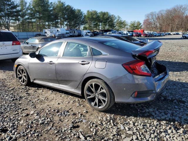 2HGFC2F81KH545182 - 2019 HONDA CIVIC SPORT CHARCOAL photo 2