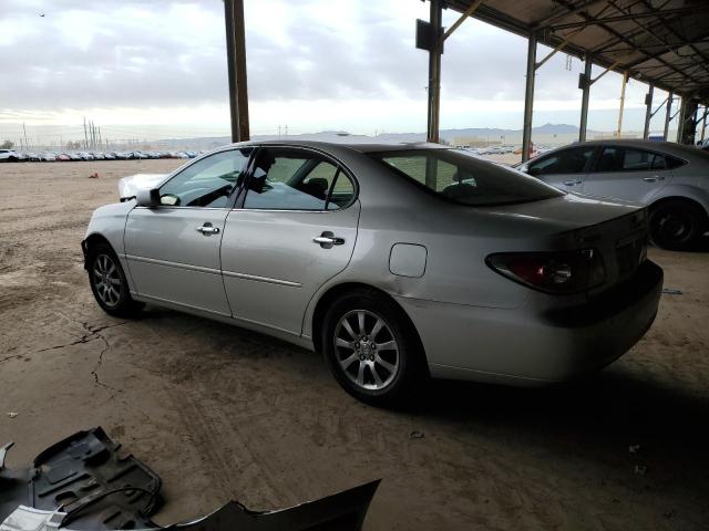 JTHBA30G445031327 - 2004 LEXUS ES 330 SILVER photo 2