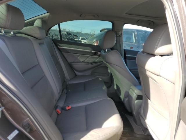 2HGFA16069H017092 - 2009 HONDA CIVIC EXL ყავისფერი ფოტო 10