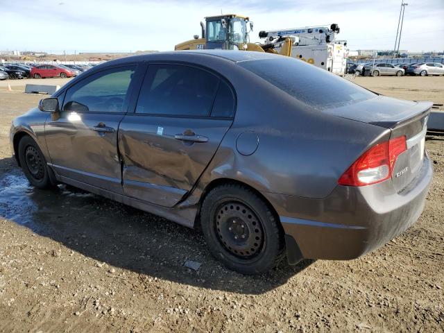 2HGFA16069H017092 - 2009 HONDA CIVIC EXL ყავისფერი ფოტო 2