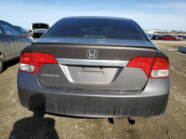 2HGFA16069H017092 - 2009 HONDA CIVIC EXL ყავისფერი ფოტო 6