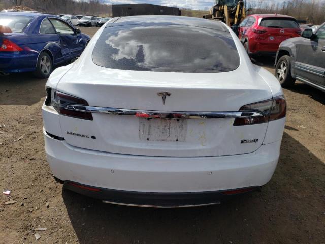 5YJSA1E40FF101783 - 2015 TESLA MODEL S თეთრი ფოტო 6
