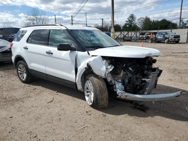 1FM5K8B81HGC62738 - 2017 FORD EXPLORER WHITE photo 4