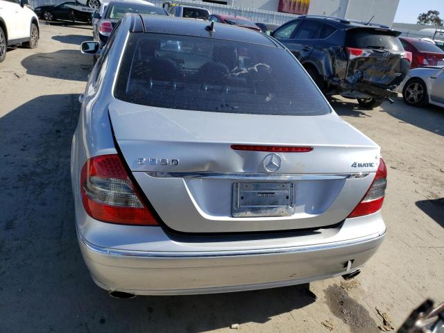 WDBUF90X38B238733 - 2008 MERCEDES-BENZ E 550 4MATIC SILVER photo 6