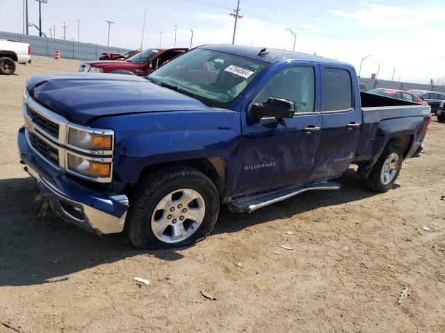 1GCVKREC4EZ263179 - 2014 CHEVROLET SILVERADO K1500 LT BLUE photo 1