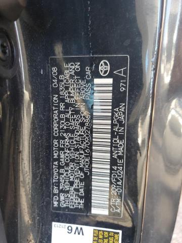 JTKDE167090278867 - 2009 TOYOTA SCION TC 黑色 照片 12