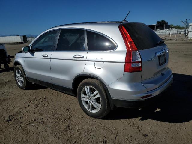 JHLRE3H71AC009935 - 2010 HONDA CR-V EXL SILVER photo 2