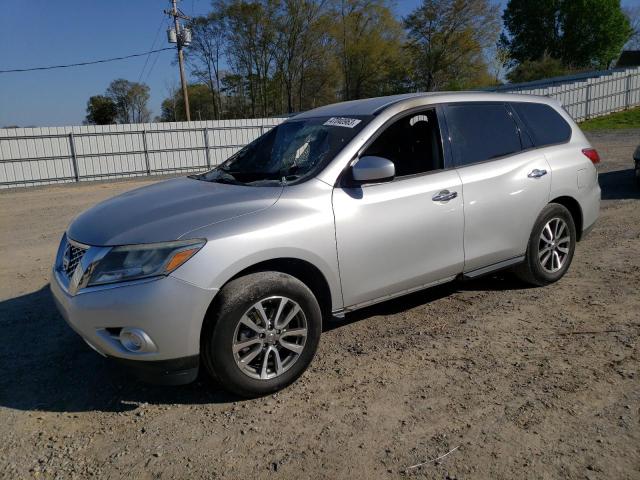 5N1AR2MN9EC621024 - 2014 NISSAN PATHFINDER S SILVER photo 1