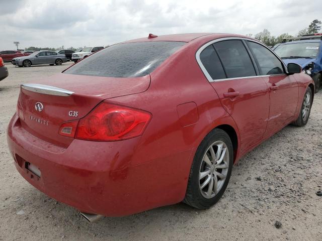 JNKBV61EX8M202483 - 2008 INFINITI G35 RED photo 3