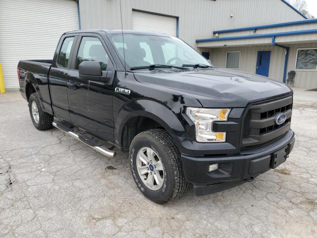 1FTEX1E8XHFA23767 - 2017 FORD F150 SUPER CAB BLACK photo 4