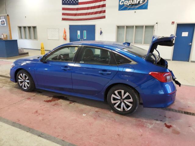 2HGFE2F23NH536459 - 2022 HONDA CIVIC LX BLUE photo 2