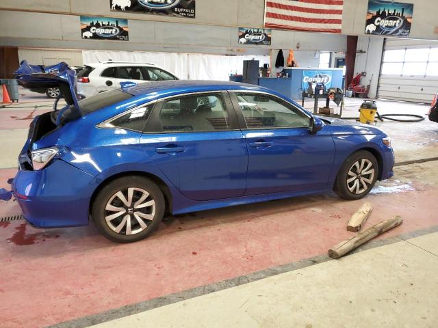 2HGFE2F23NH536459 - 2022 HONDA CIVIC LX BLUE photo 3