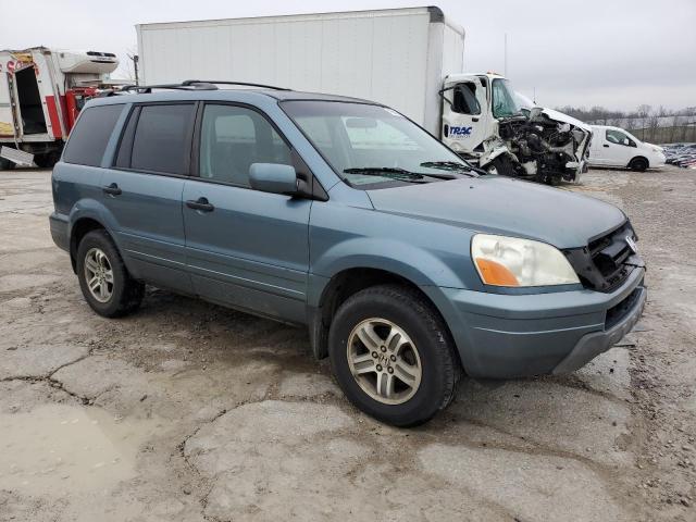 5FNYF18405B053546 - 2005 HONDA PILOT EX TEAL photo 4