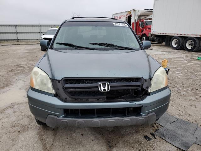 5FNYF18405B053546 - 2005 HONDA PILOT EX TEAL photo 5