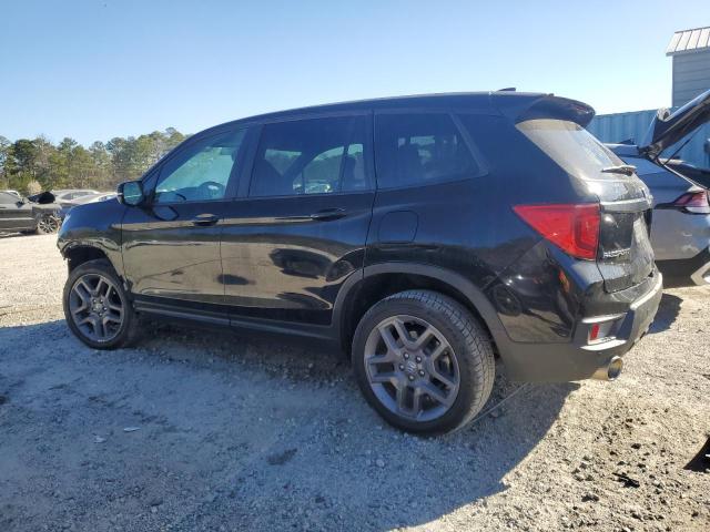 5FNYF8H58NB013877 - 2022 HONDA PASSPORT EXL BLACK photo 2