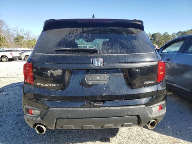 5FNYF8H58NB013877 - 2022 HONDA PASSPORT EXL BLACK photo 6