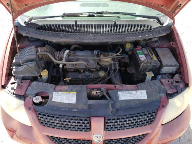 1D8GP45R04B555079 - 2004 DODGE CARAVAN SXT RED photo 12