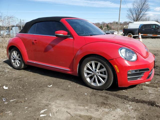 3VW517AT9HM816313 - 2017 VOLKSWAGEN BEETLE S/SE RED photo 4